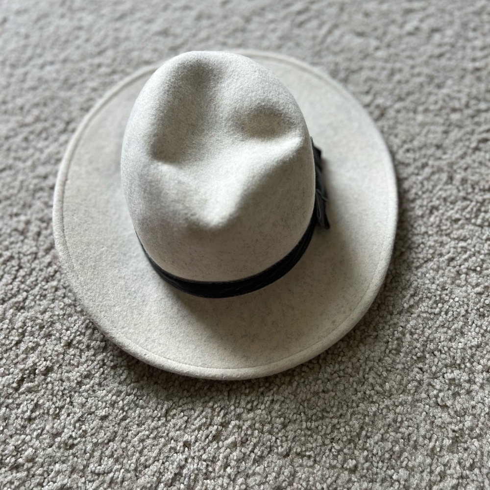 Janie and Jack Cream Felt Hat